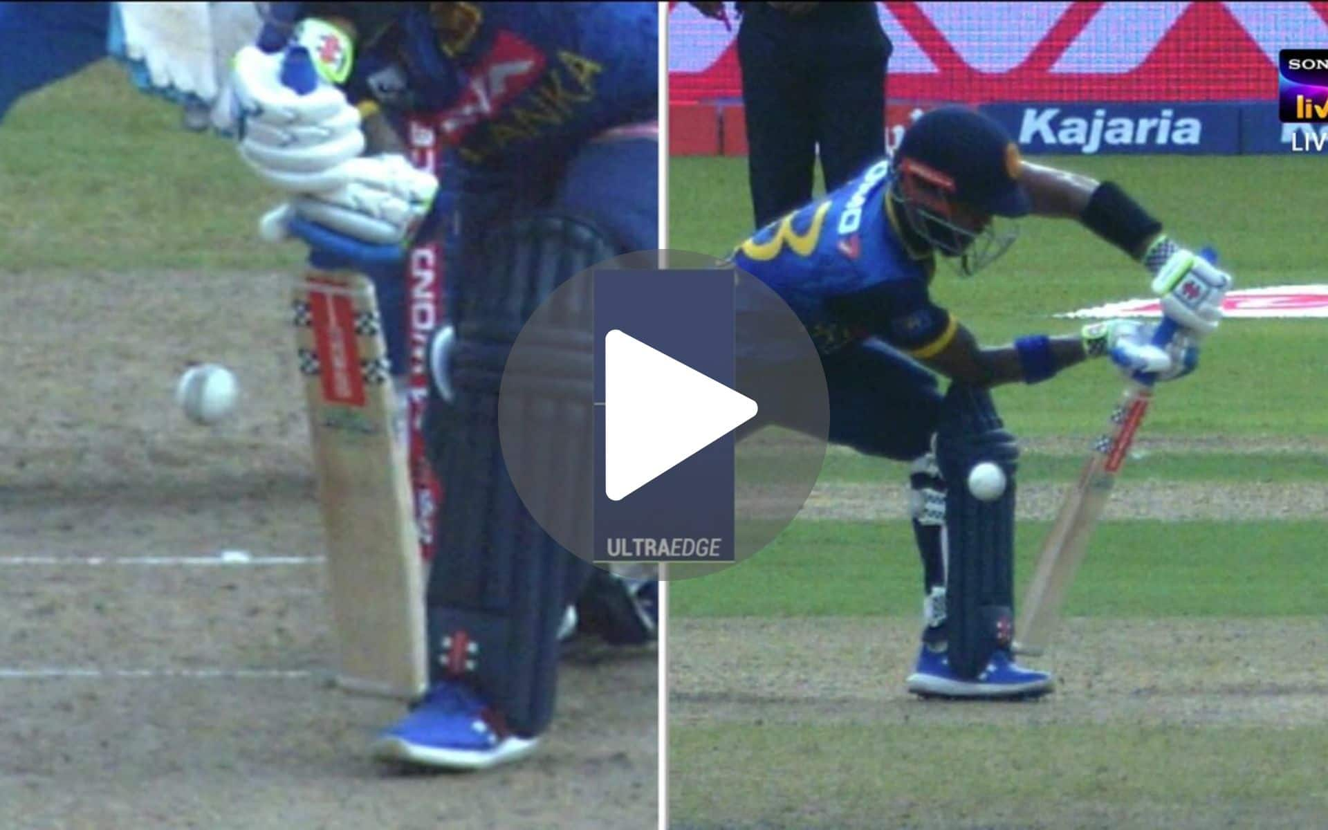 [Watch] Worst Decision Of All Time! Mendis Declared Out Despite Massive Gap Between Bat And Ball